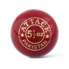 CA Attack Red Hard Leather Ball Pack of 6