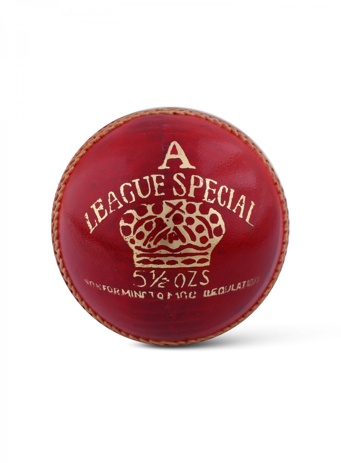 CA League Special Red Hard Leather Ball Pack of 6
