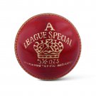 CA League Special Red Hard Leather Ball Pack of 6