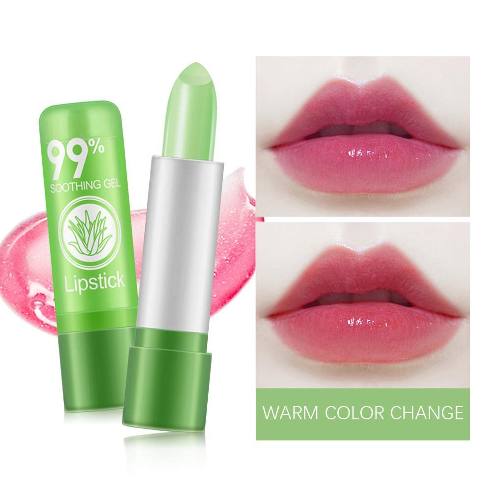 10 Packs Aloe Vera Lipstick, Long Lasting Nutritious Soothing Lip Balm ...