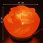 Apex Global Natural Himalayan Salt Fire Bowl Lamp w/ Rough Salt Chunks