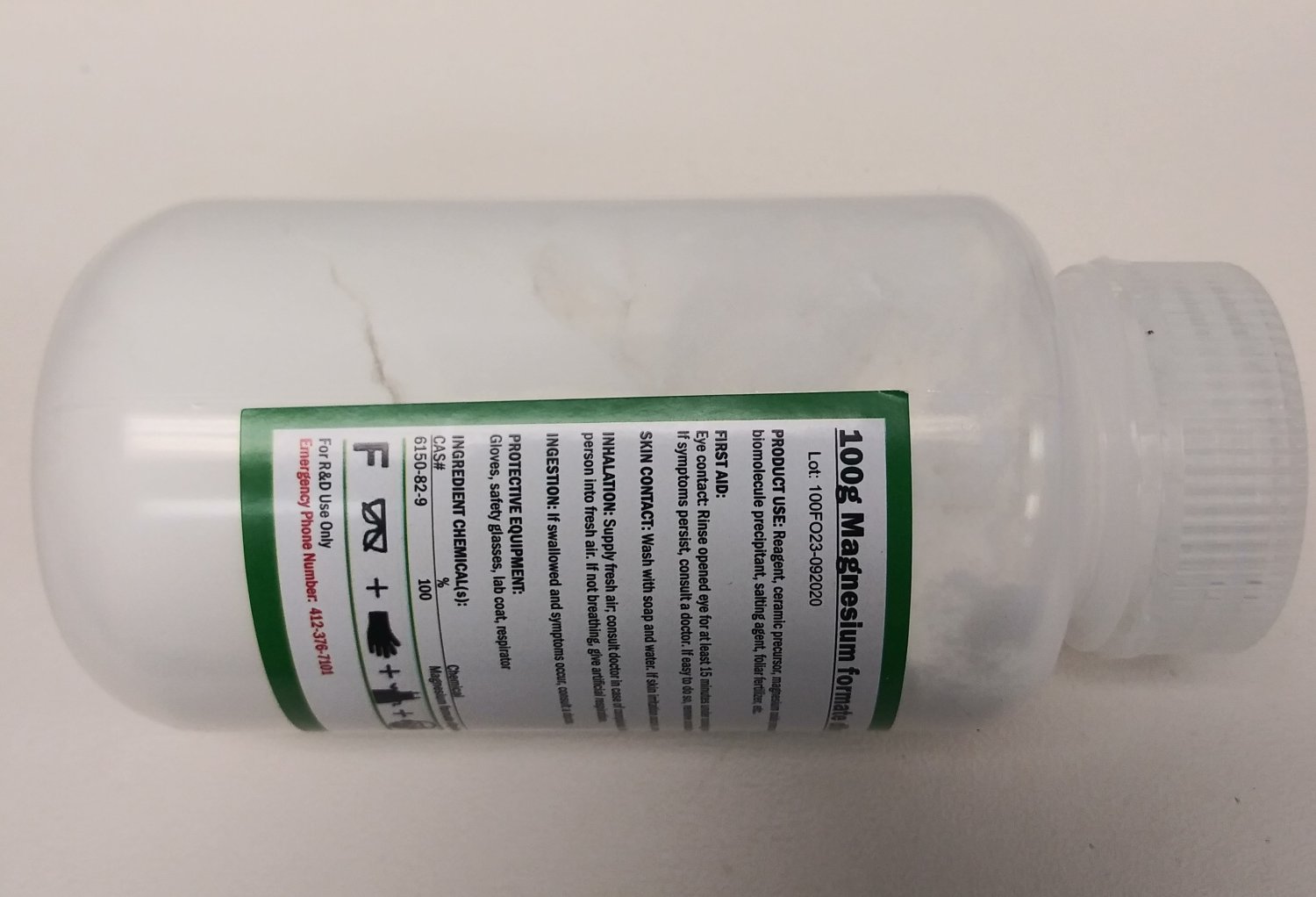 100g Magnesium formate dihydrate