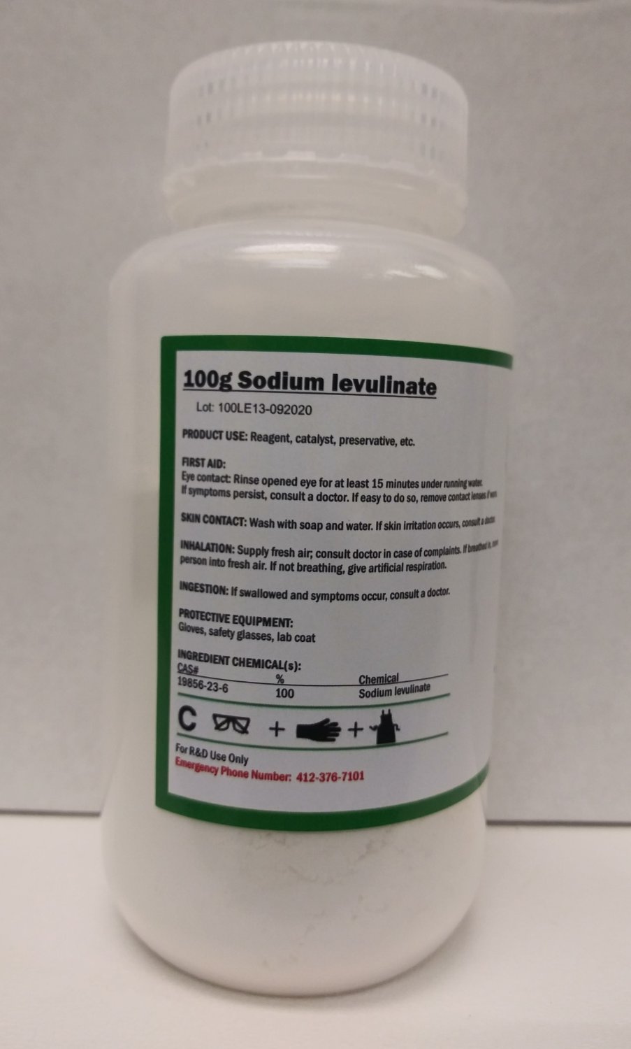 100g sodium levulinate