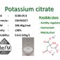 100g Potassium citrate (Tri-potassium citrate)