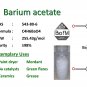 100g Barium acetate