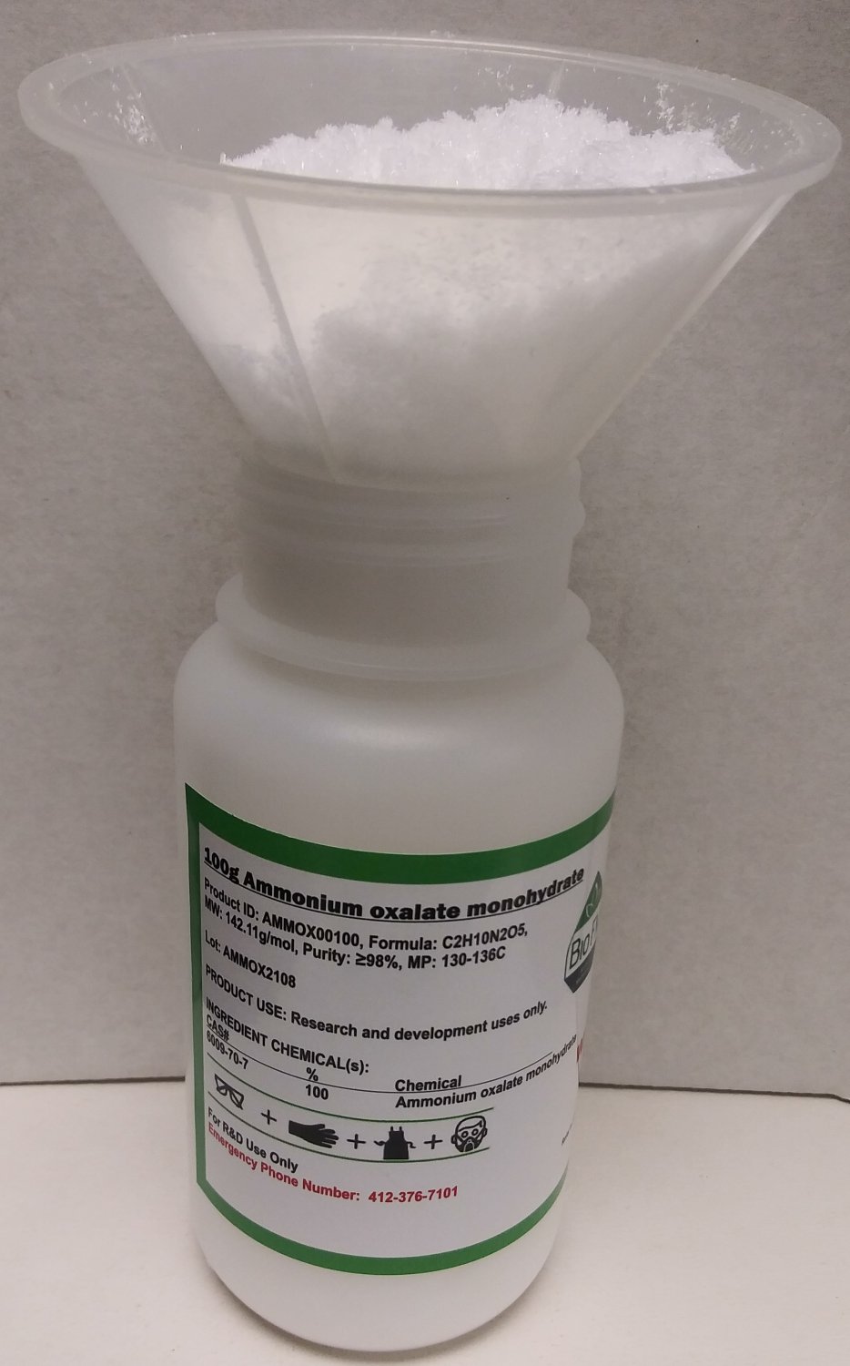 500g Ammonium oxalate monohydrate
