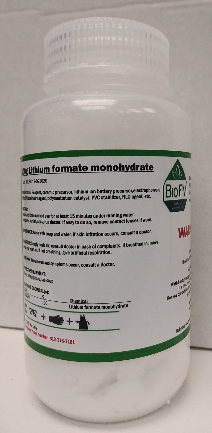 500g Lithium formate monohydrate