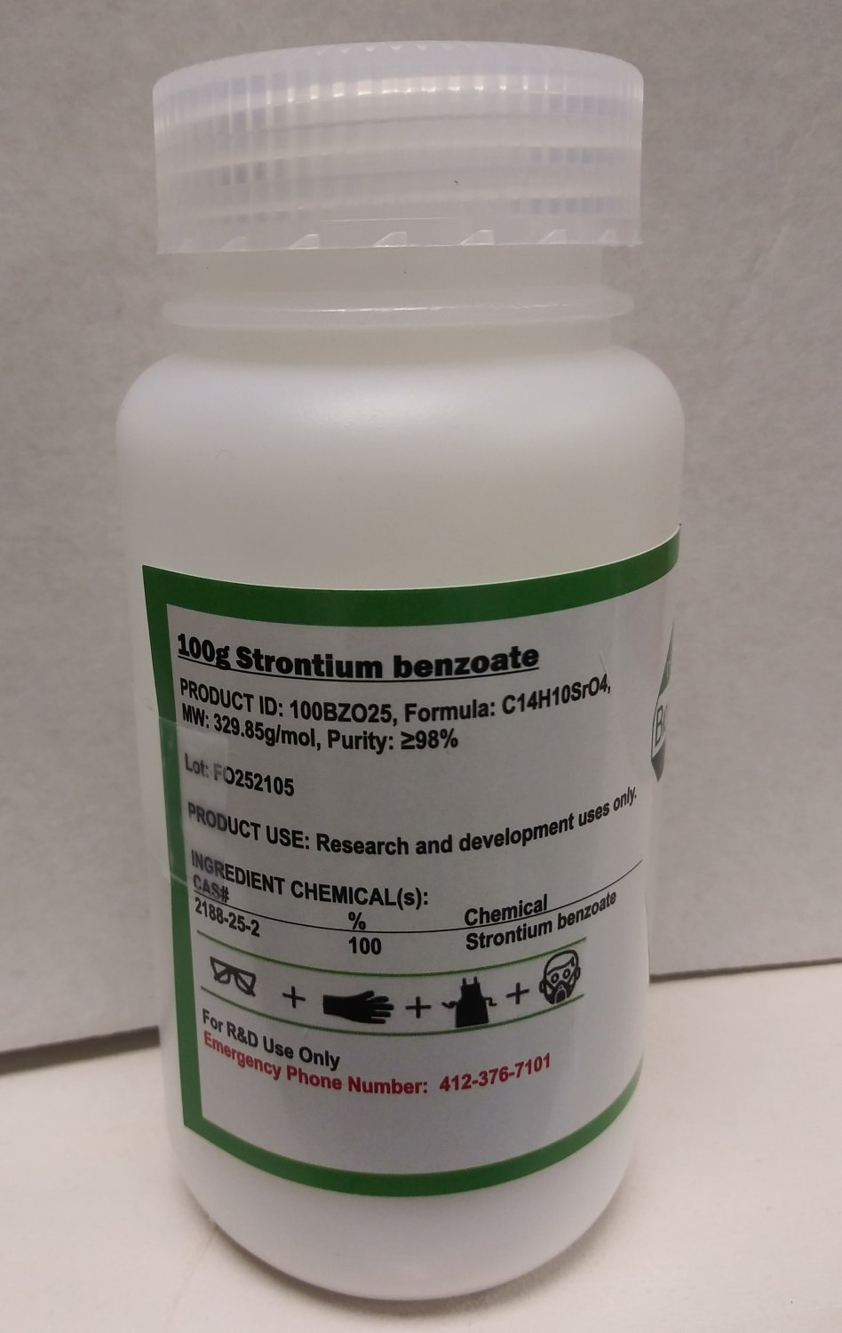 500g Strontium benzoate