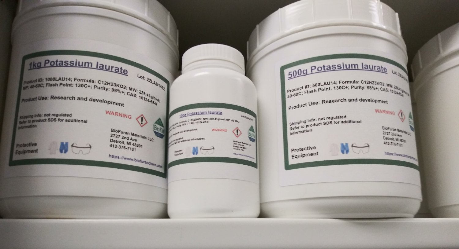 500g Potassium laurate