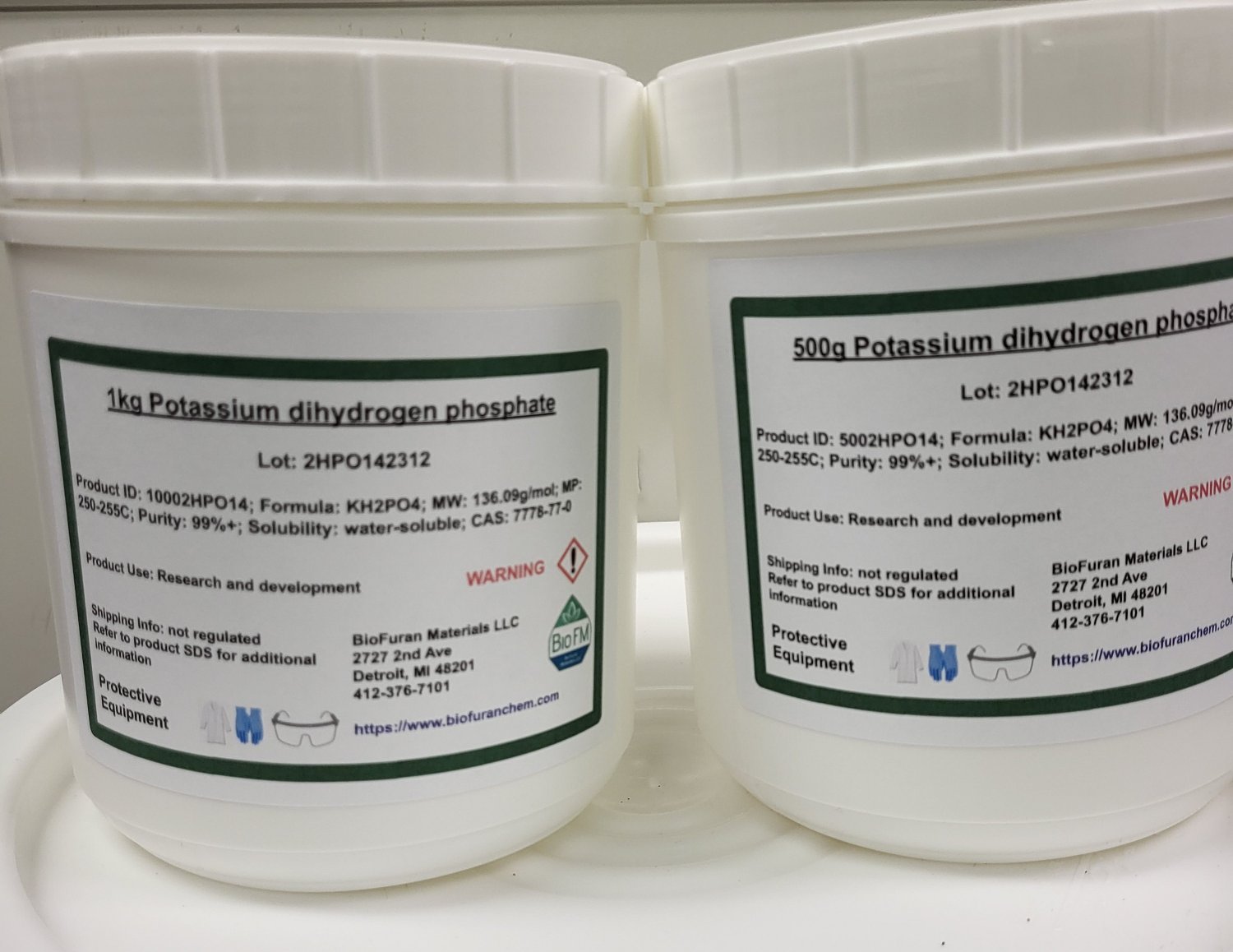 100g Potassium phosphate monobasic