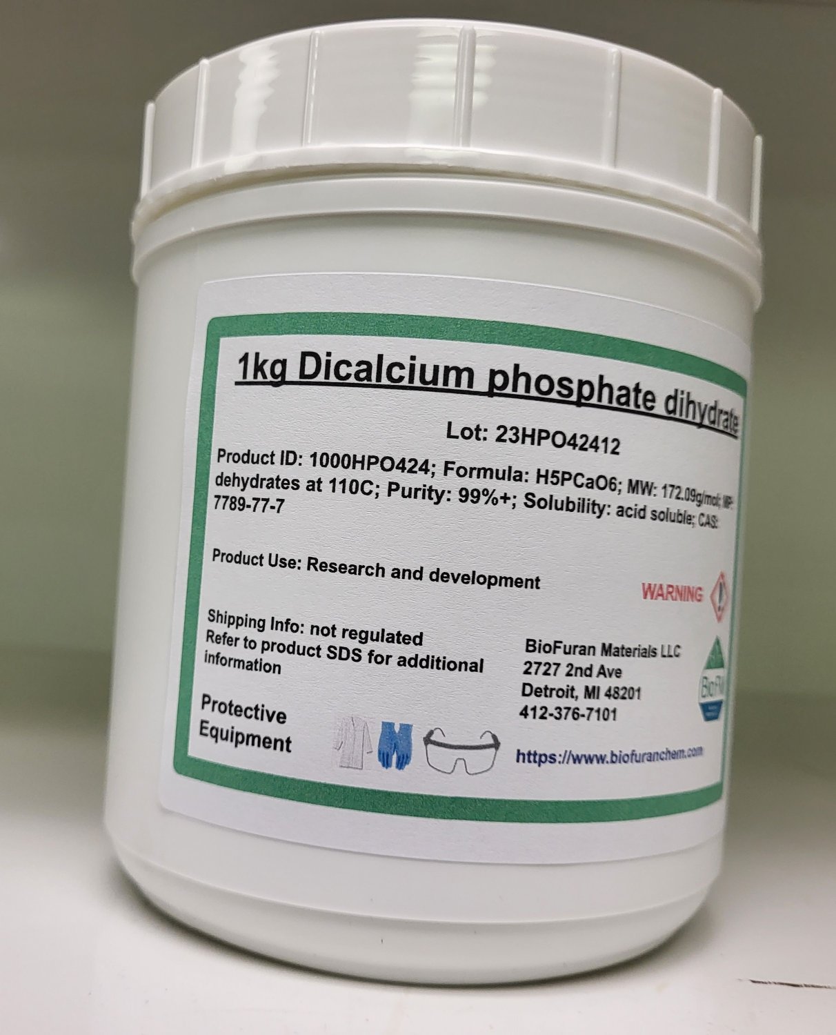 100g Dicalcium phosphate dihydrate
