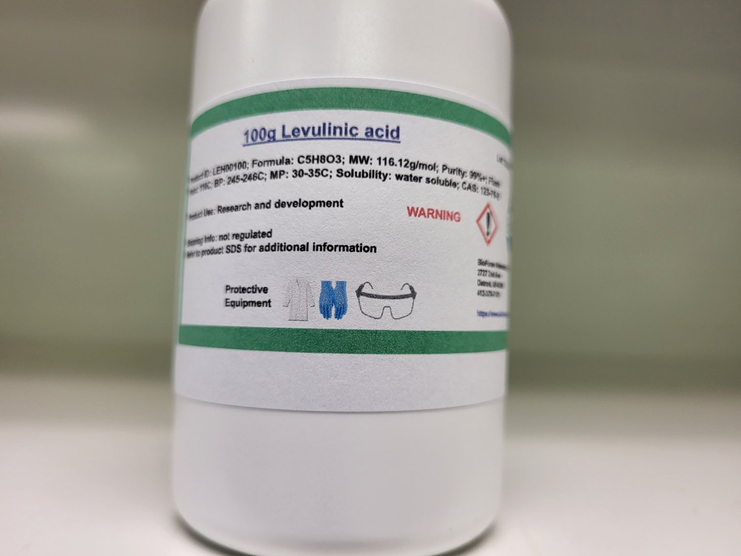 100g Levulinic acid