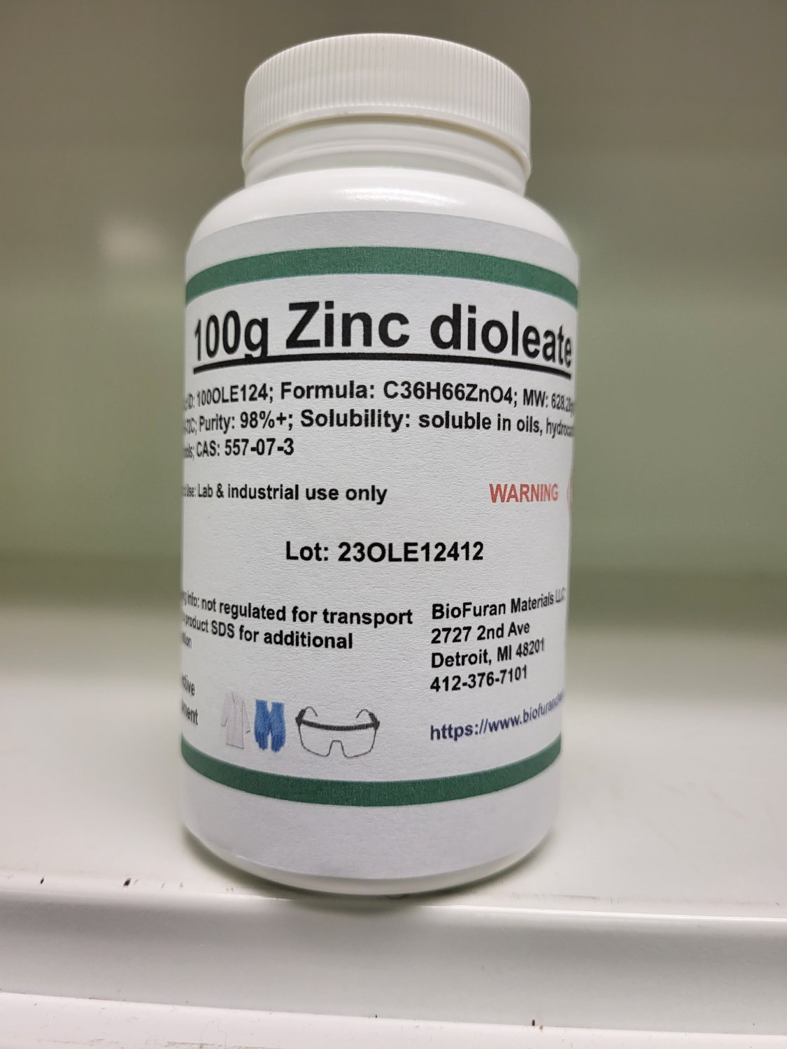 100g Zinc dioleate