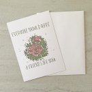 Rose Flower Everyone Should Have A Friend Like You Friendship Notecard with envelopes Set of 6