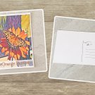 Orange Passion Butterfly Postcard Set of 5