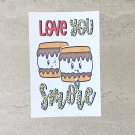 Love You Smore Marshmallow Stationery Postcards 5 Piece Set