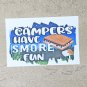Campers Have Smore Fun Stationery Postcards 5 Piece Set