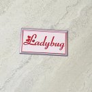 Ladybug Love Rubber Fridge Magnet Handmade