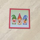 Summer Vacation Gnomes Rubber Fridge Magnet Handmade