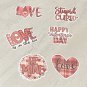 Happy Valentine's Day Waterproof Die Cut Sticker
