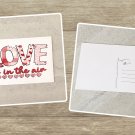 Love Is In The Air Valentine Postcard Set of 5