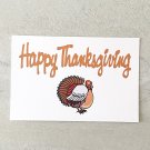 Happy Thanksgiving Turkey Postcard