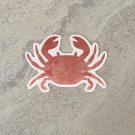 Boiled Red Crab Waterproof Die Cut Sticker