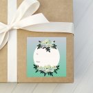Magnolia Flowers To From Gift Giving 12 piece Sticker Sheet