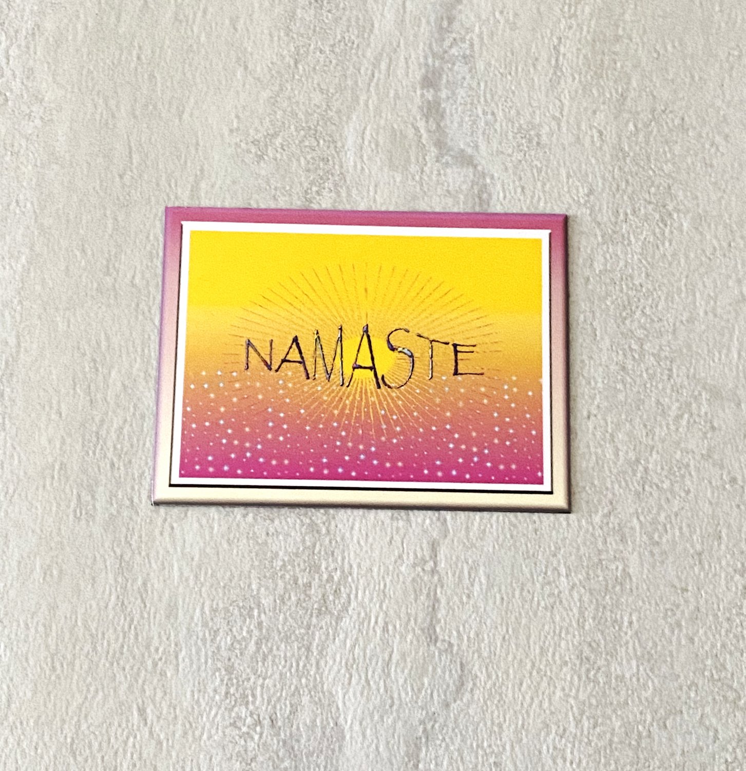 Yoga Namaste Divine Spark Fridge Magnet Handmade
