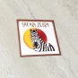 Safari Zebra Fridge Magnet Handmade