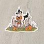 Halloween Gnomes Waterproof Die Cut Magnets 8 Piece Set