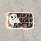 Shake Your Booty Ghost Halloween Waterproof Die Cut Sticker