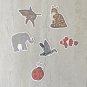 Elephant Faux Embroidery Waterproof Die Cut Sticker