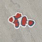 Clownfish Faux Embroidery Waterproof Die Cut Sticker