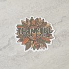 Thankful Vibes Only Sunflower Waterproof Die Cut Sticker