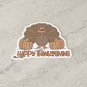 Happy Thanksgiving Turkey Waterproof Die Cut Sticker