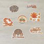 Happy Thanksgiving Turkey Waterproof Die Cut Sticker