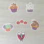 Jack O Lantern Pumpkins Faux Embroidery Halloween Waterproof Die Cut Sticker