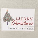 Merry Christmas Happy New Year Holiday Postcard
