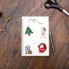 Christmas Holiday Season Journal Scrapbook Kiss Cut Sticker Sheet