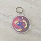 Rainbow OM Yoga Acrylic Keychain