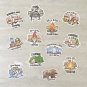 Camping is my Happy Place Retro Tent Waterproof Die Cut Sticker