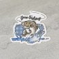 Gone Fishing Largemouth Bass Waterproof Die Cut Sticker