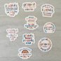 Always remember you once prayed for a life just like this one Gratitude Waterproof Die Cut Sticker