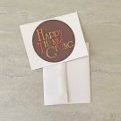 Happy Thanksgiving Notecards with envelopes Set of 6