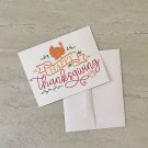 Happy Thanksgiving Turkey Notecards with envelopes Set of 6