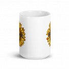Sunflower Mama White glossy mug