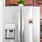 Hello Fall Floral Pumpkin Fridge Magnet Handmade