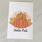 Autumn Fall Season Greeting Stationery Postcards 8 Piece Set