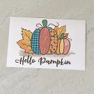 Hello Pumpkin Fall Stationery Postcards 5 Piece Set
